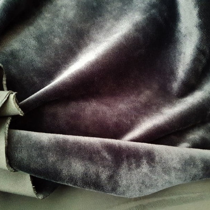 Ткань Велюр спорт (серый темный)